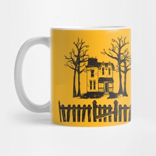 Cute haunted house Mug